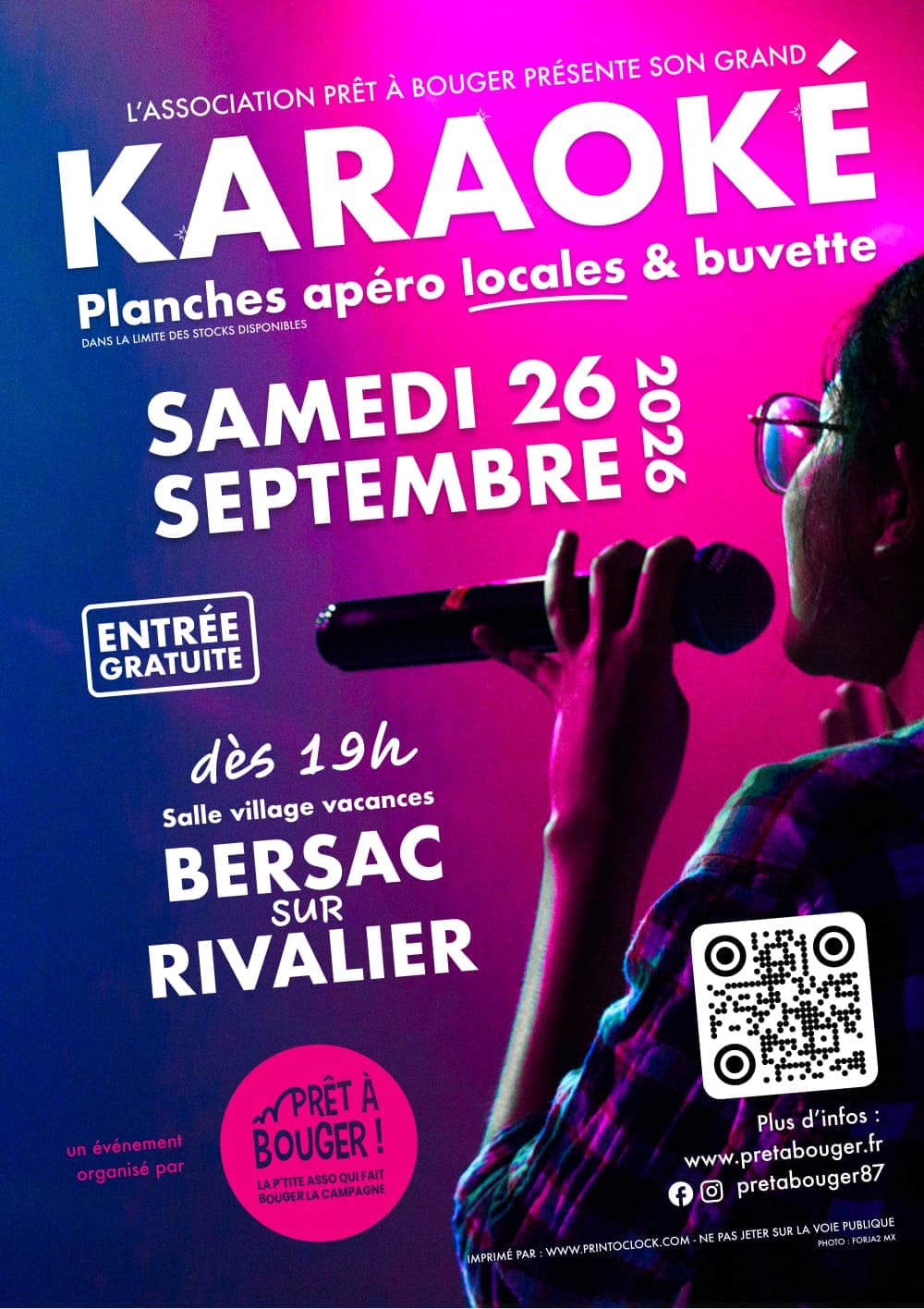 Karaoké à Bersac 2026